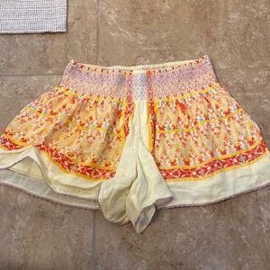 Free People Smocked Shorts